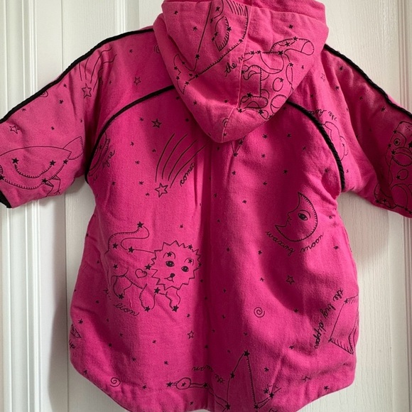 Pink Kids Puffer Jacket - Picture 4 of 9